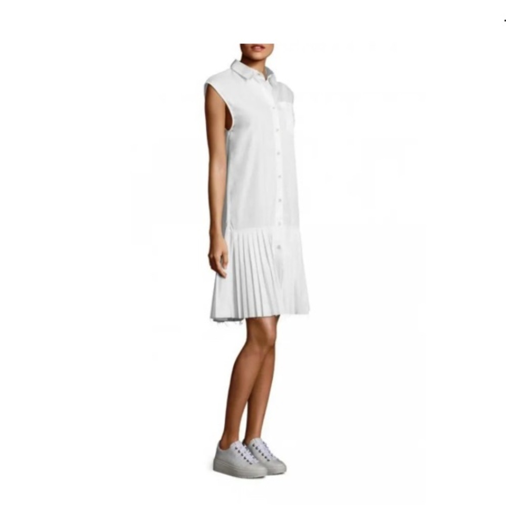 Public School White Pleated Mini Dress in Mint Condition! - Picture 2 of 10